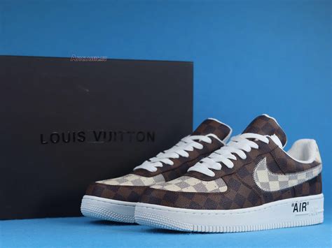 air force lv brown|NIKE AIR FORCE 1 x LOUIS VUITTON BROWN.